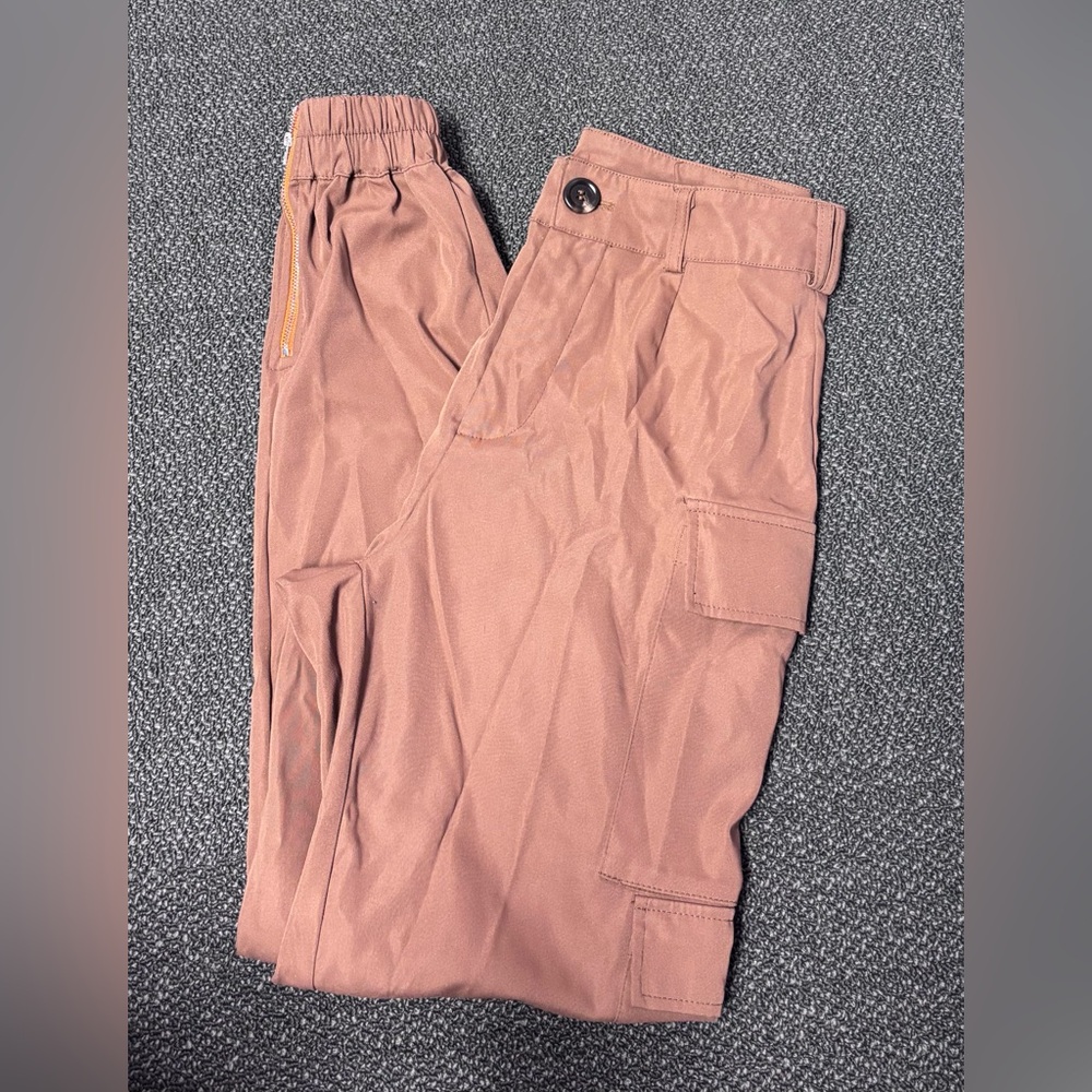 SHEIN Brown Cargo Joggers